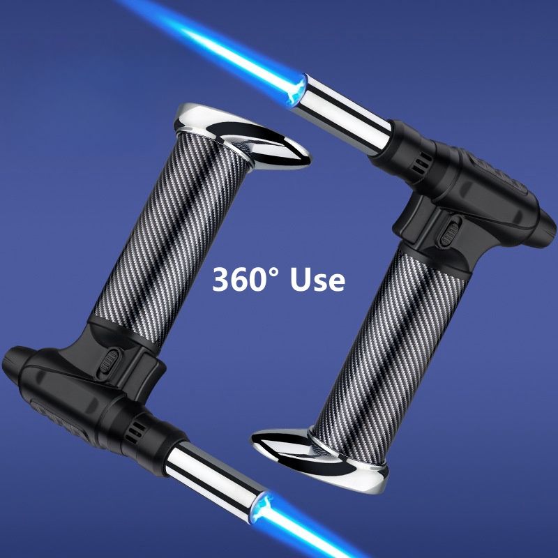 Outdoor Kitchen Power Burner - 360° Ignition Butane Gas Lighter Integrated