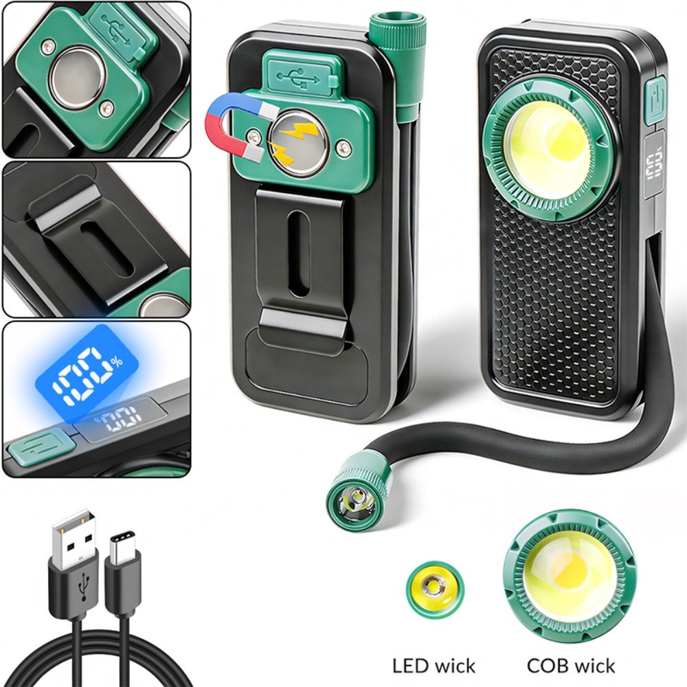 Outdoor Power 'Hose' - New Magnetic Work Light with Pen