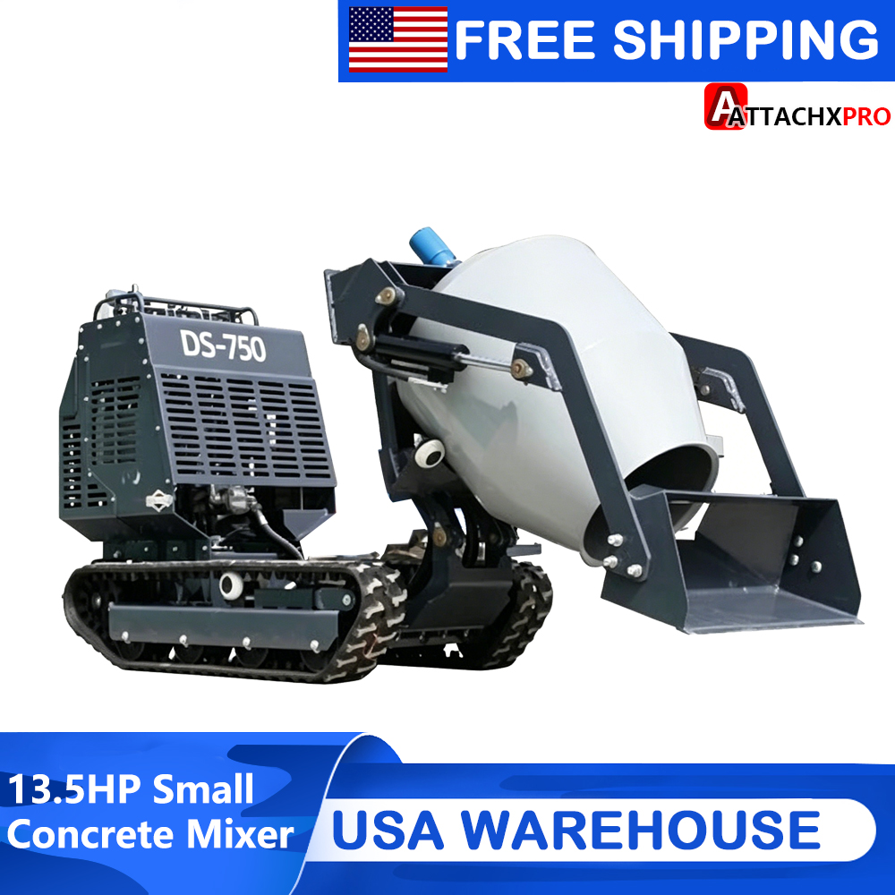 Concrete Mixer Small - Factory Supply 13.5HP Gas Engine Small