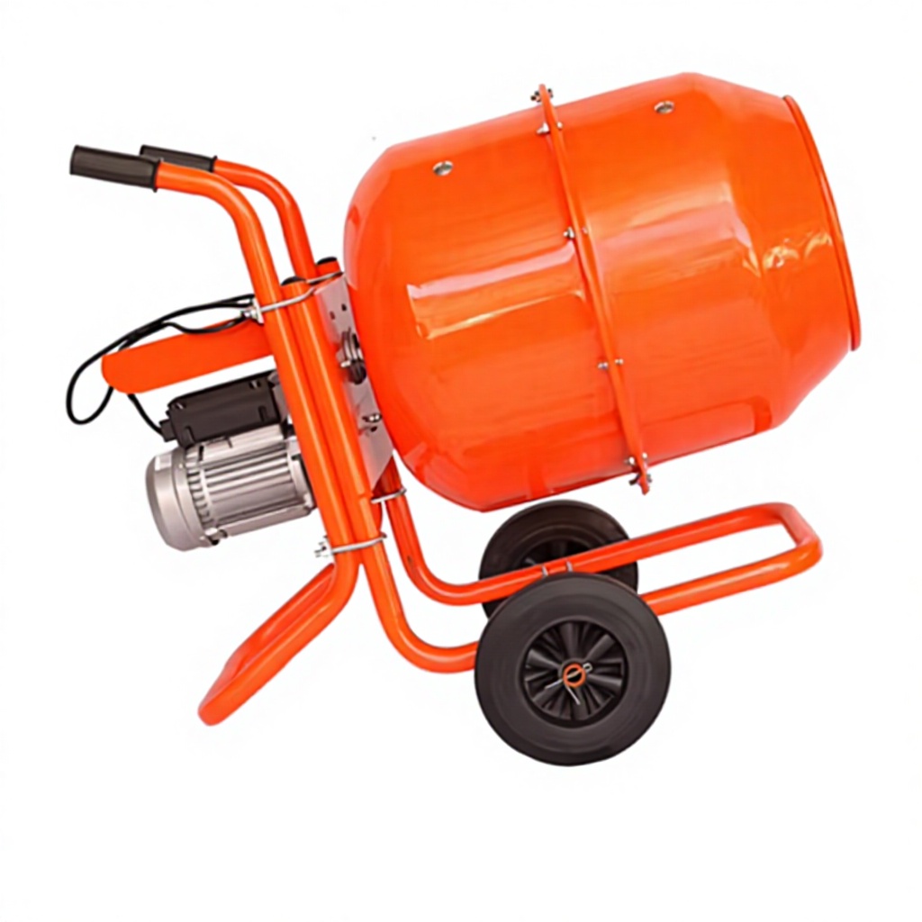 Concrete Mixer Small - New Portable 200L Mortar Cement Concrete