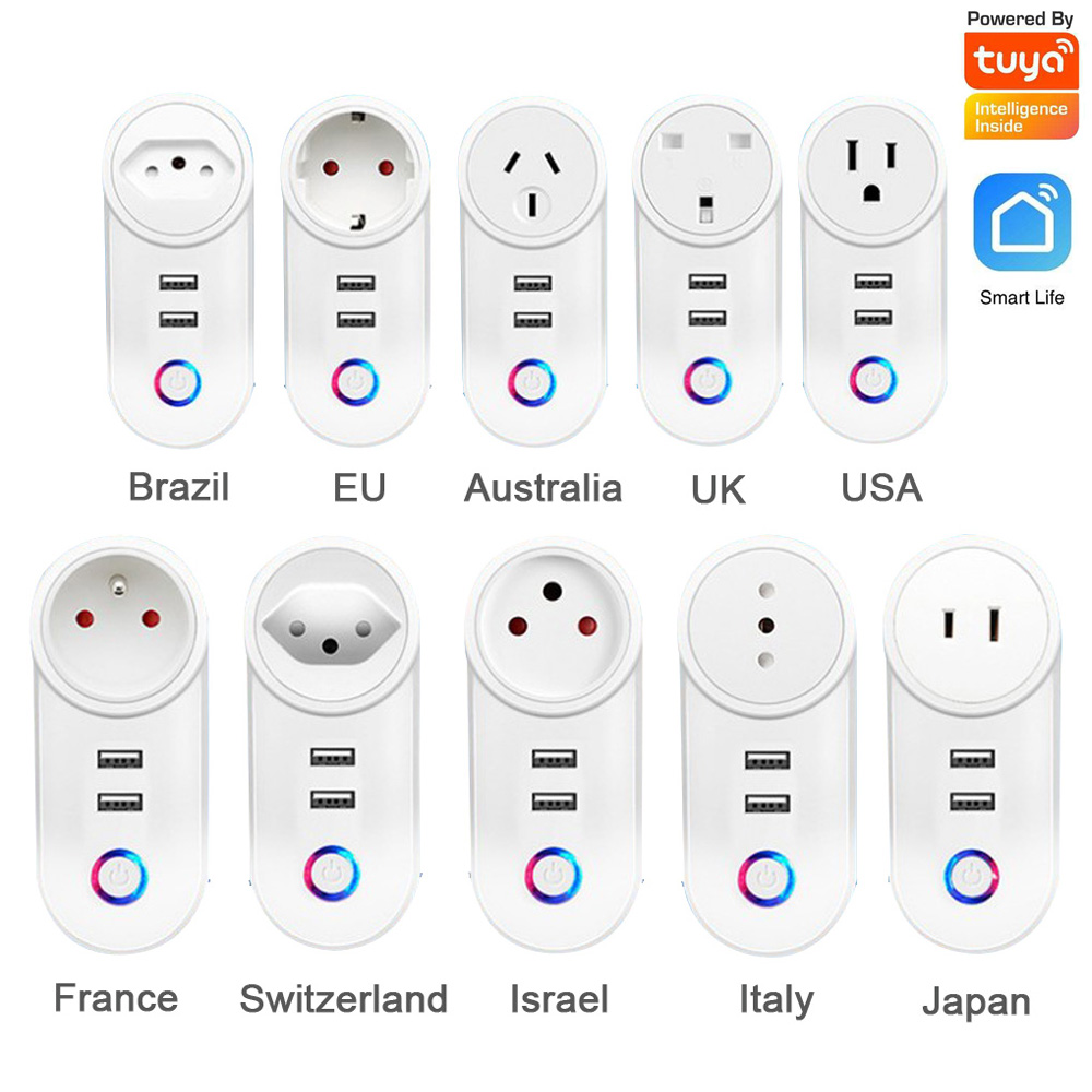 1Pcs 2.4G WIFI Power Plug With - Outdoor Power Outlet Wifi ulasan dan harga