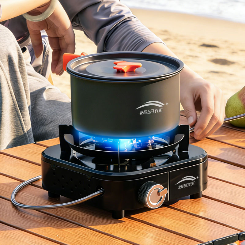 Beiyue 6 Burners Windproof Cam - Outdoor Power 'Hose' ulasan dan harga