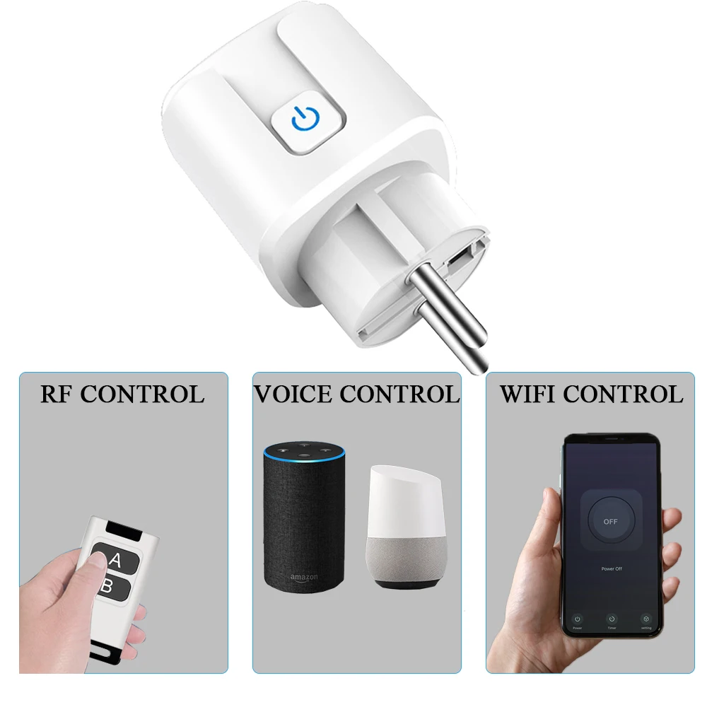 Tuya WiFi and Rf Smart Plug So - Outdoor Power Outlet Wifi ulasan dan harga