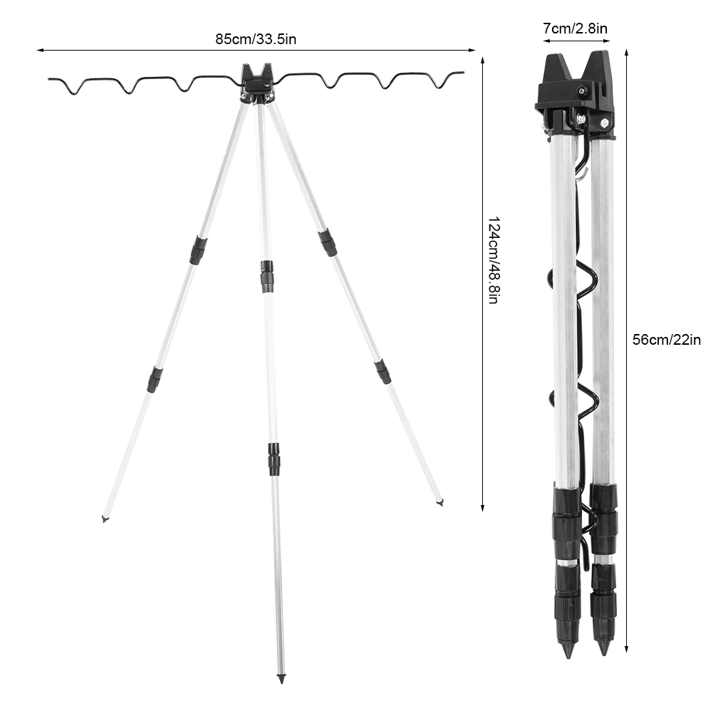 Fishing Pole Tripod Holders Mu - Outdoor Power Point ulasan dan harga