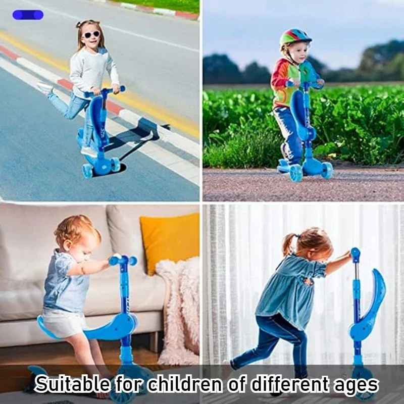2-in-1 Kids Kick Scooter with  - Outdoor Power Point ulasan dan harga