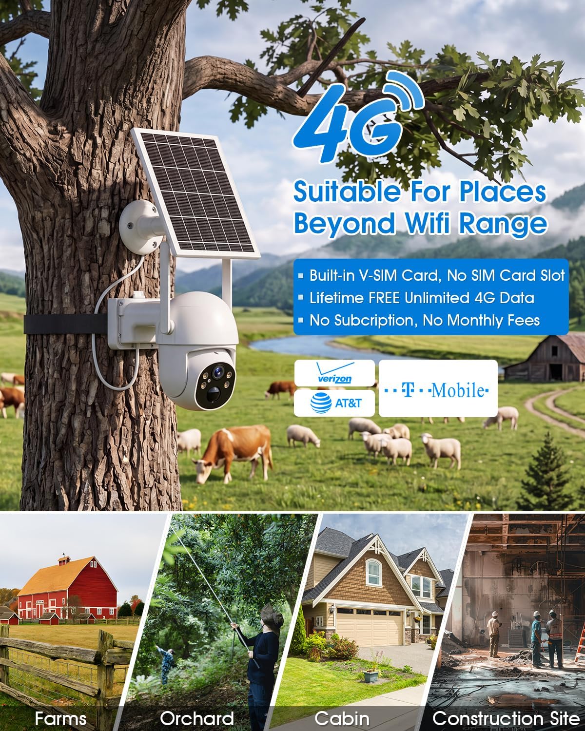 Solar-Powered 4G LTE Cellular  - Outdoor Power Unlimited ulasan dan harga