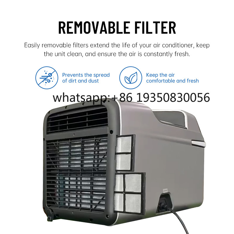 Portable 110V Mini Air Conditi - Outdoor Power New Roads ulasan dan harga