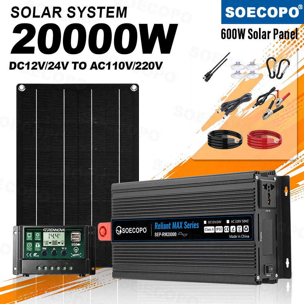 Emergency Power 20000W Solar K - Outdoor Power Kit ulasan dan harga