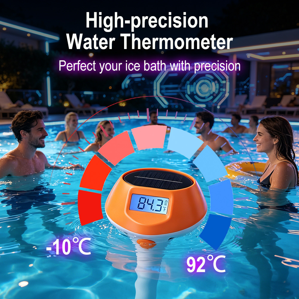 Floating Digital Solar Pool Th - Outdoor Power For Hot Tub ulasan dan harga