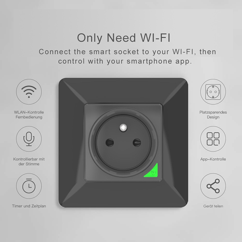 Avoir Zigbee Tuya IP66 Outdoor - Outdoor Power Outlet Wifi ulasan dan harga