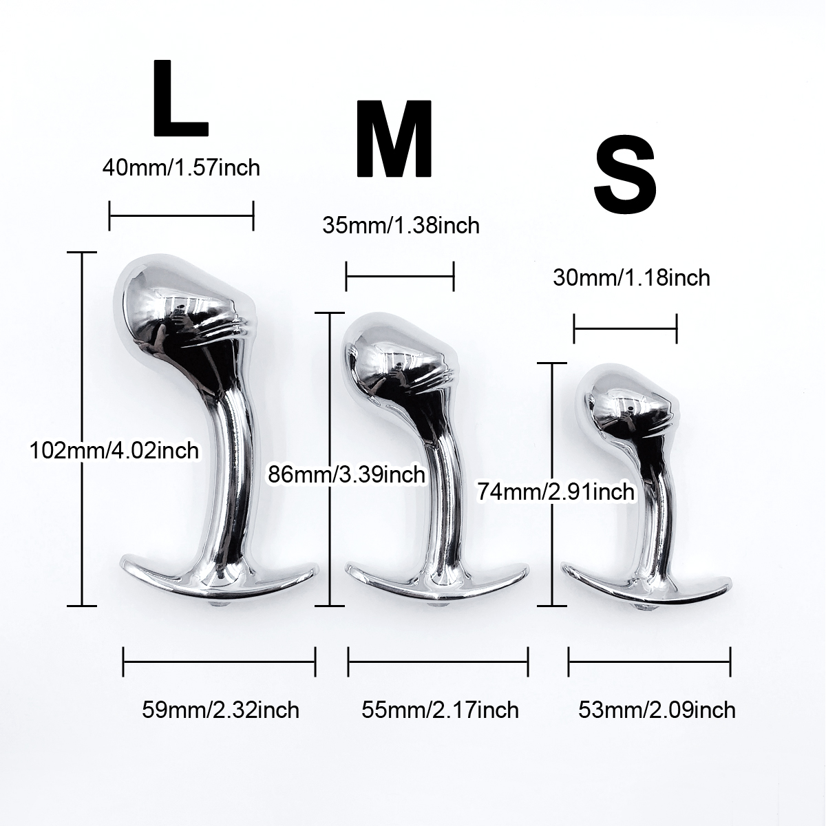 Metal Dildo Anal Plug Gem Base - Outdoor Power Point ulasan dan harga