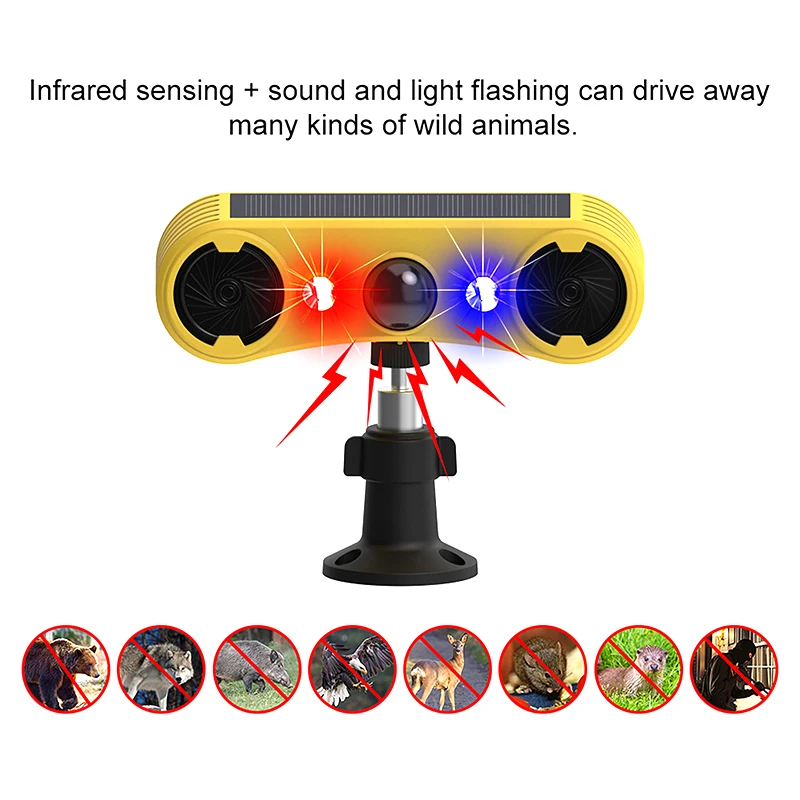 Solar Motion Sensor Alarm LED  - Outdoor Power Point ulasan dan harga