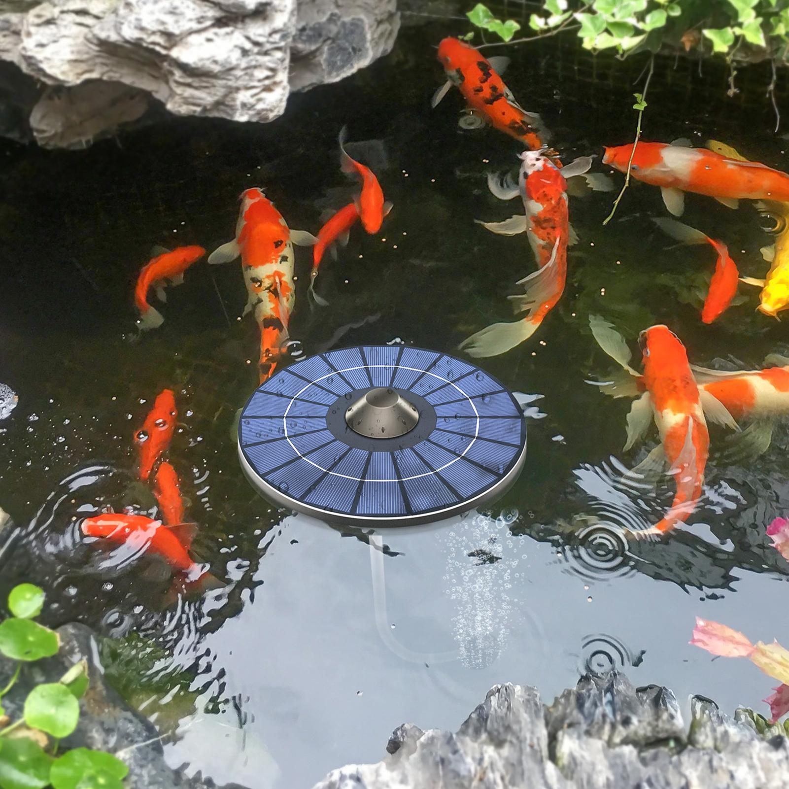 Solar-powered pond aerator pum - Outdoor Power 'Hose' ulasan dan harga