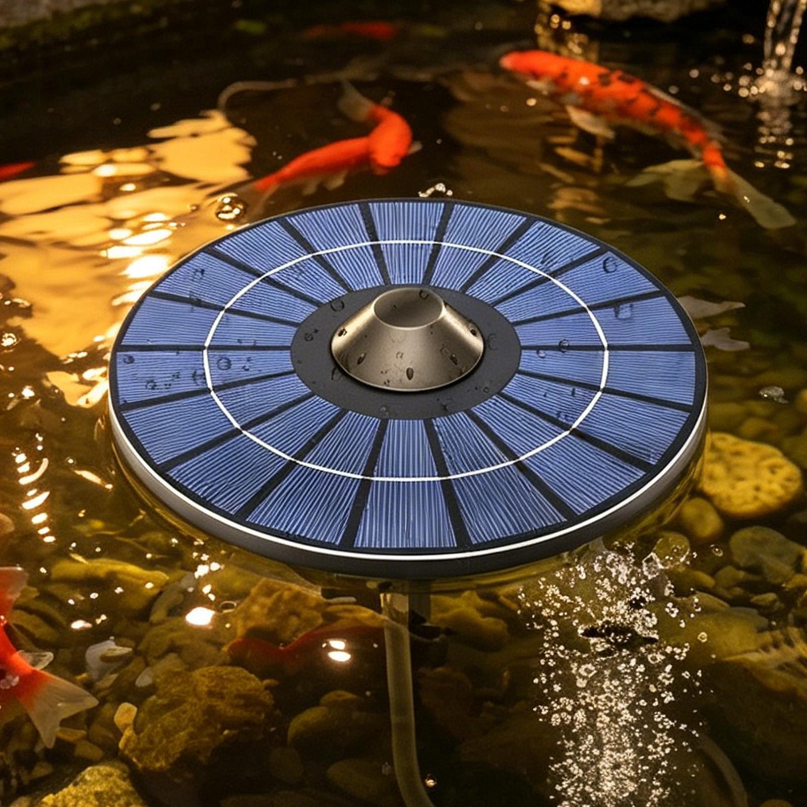 Solar-powered pond aerator pum - Outdoor Power 'Hose' ulasan dan harga