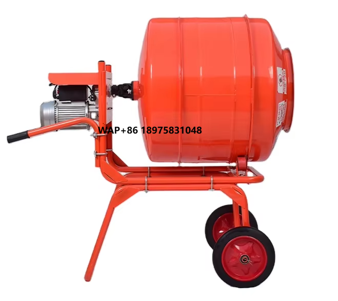 350L Hand Push Horizontal Smal - Concrete Mixer Small ulasan dan harga