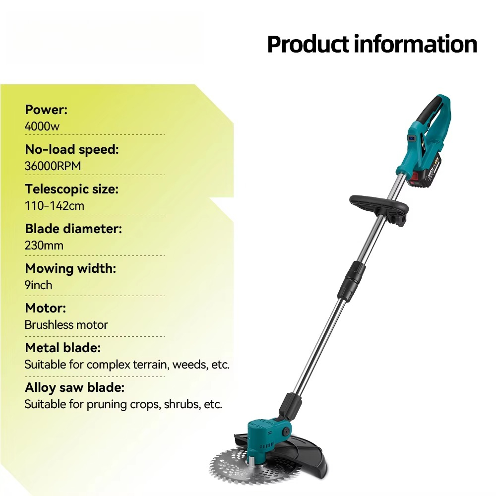 4000W Electric Lawn Mower for  - Lawn Mower Battery ulasan dan harga