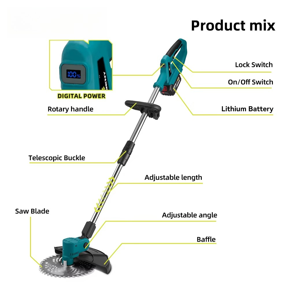 4000W Electric Lawn Mower for  - Lawn Mower Battery ulasan dan harga