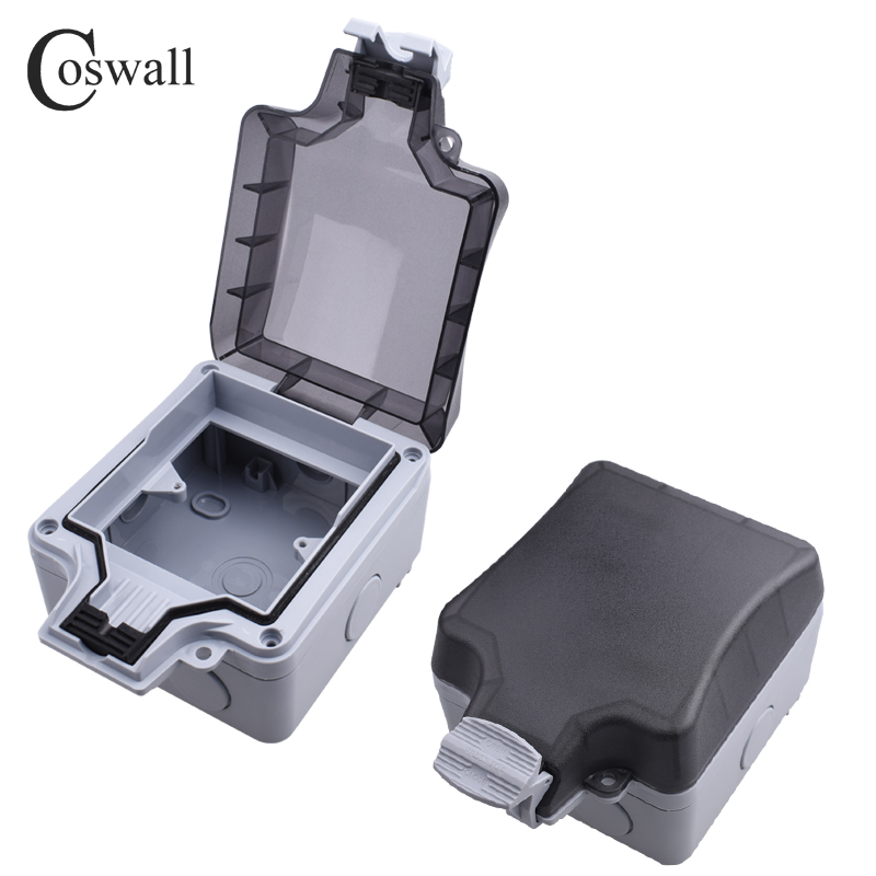 Coswall IP66 Waterproof French - Outdoor Power Outlet Wifi ulasan dan harga