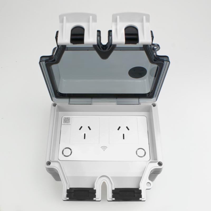 Avoir Tuya Wifi Waterproof Ele - Outdoor Power Outlet Wifi ulasan dan harga