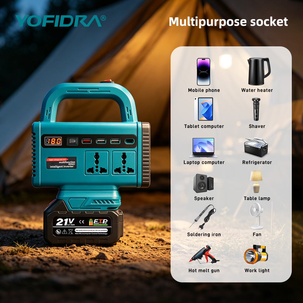 YOFIDRA 220V Portable Power In - Outdoor Power Point ulasan dan harga