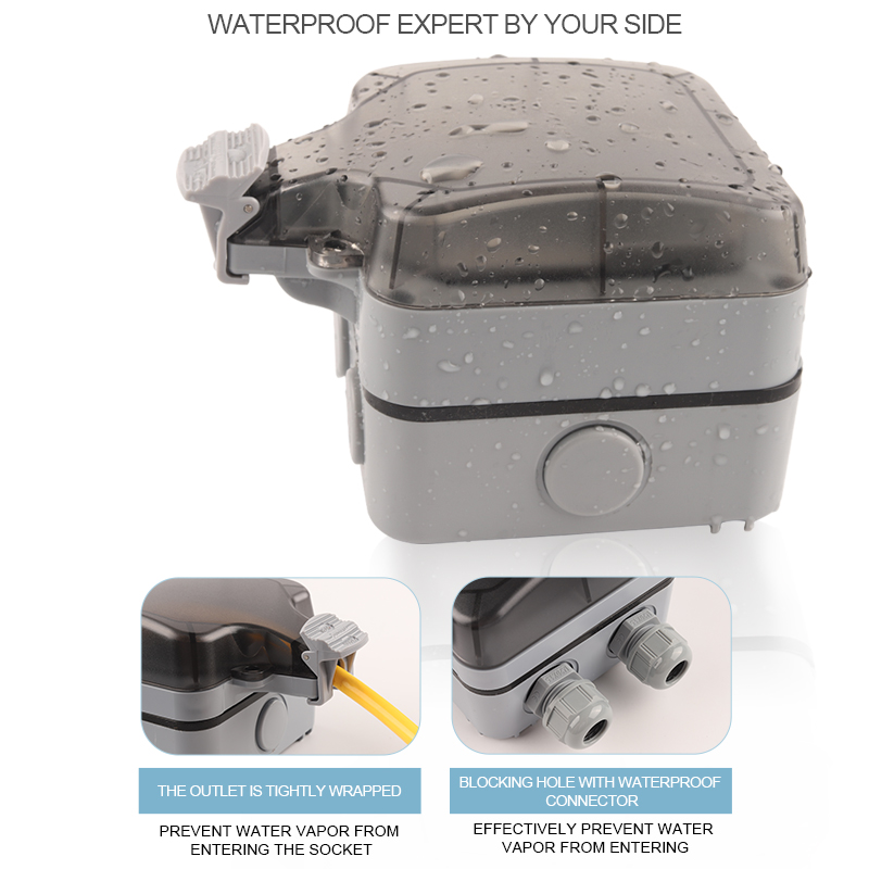 IP66 Outdoor Weatherproof 16A  - Outdoor Power Outlet Wifi ulasan dan harga