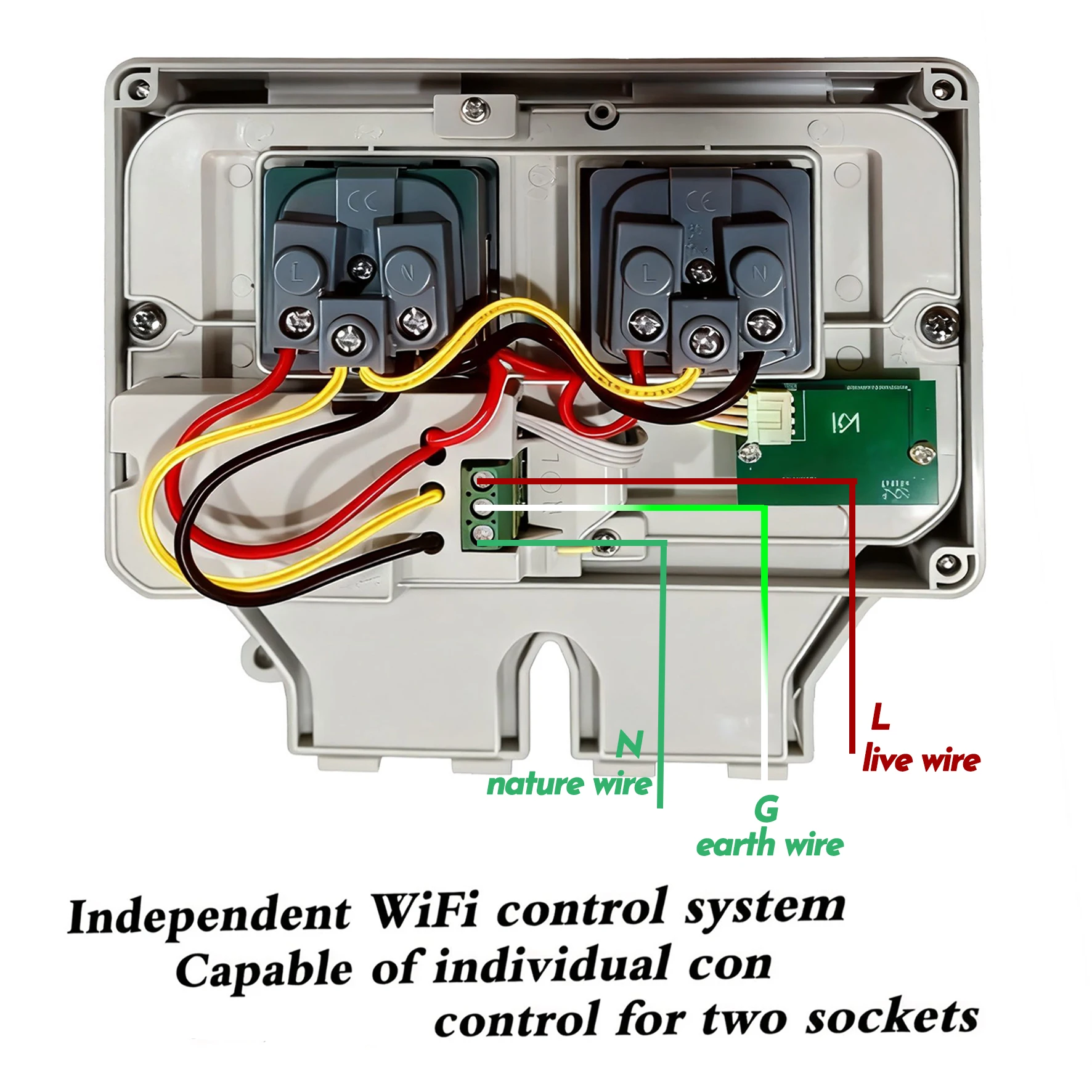 Tuya Waterproof Electrical Wal - Outdoor Power Outlet Wifi ulasan dan harga