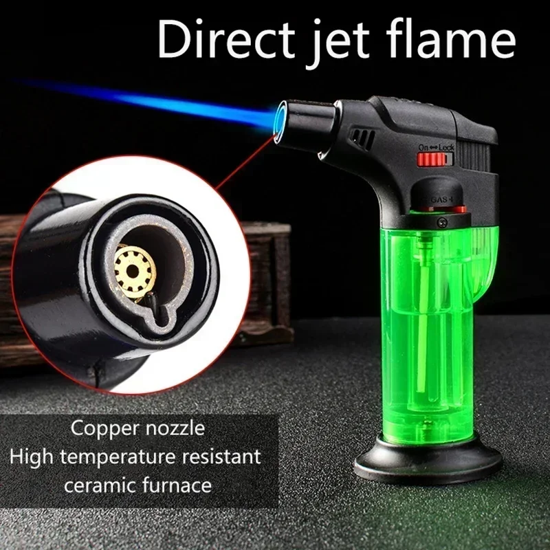 Windproof Gas Torch Lighter Po - Outdoor Kitchen Power Burner ulasan dan harga