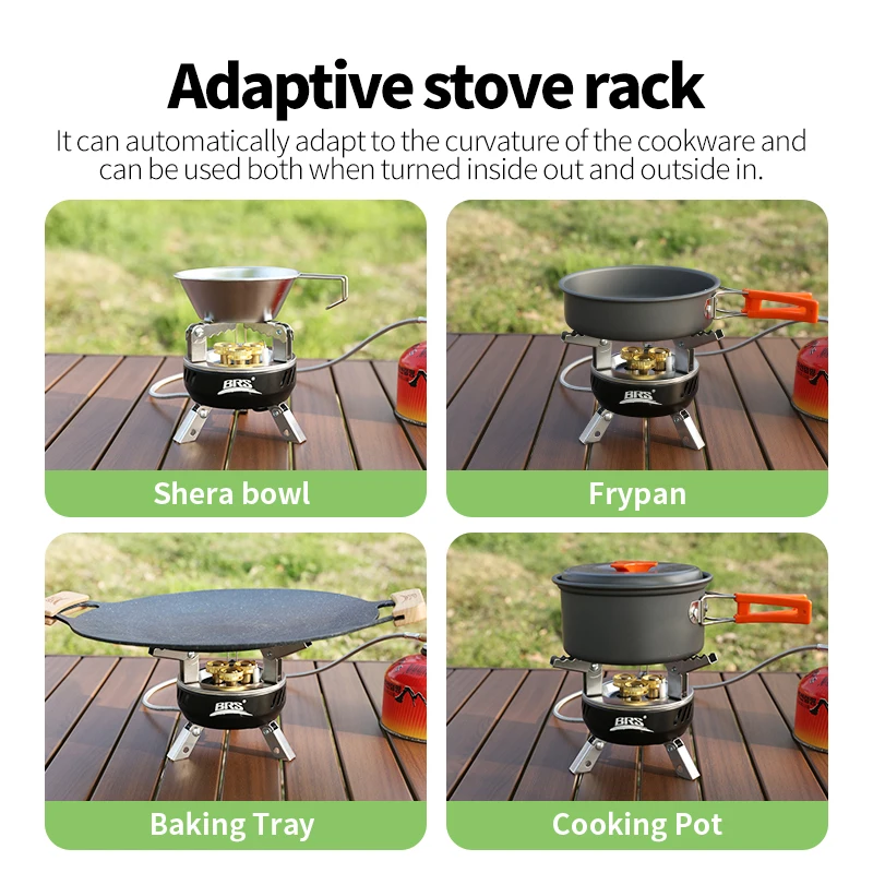 BRS 203-Core Camping Gas Stove - Outdoor Power 'Hose' ulasan dan harga