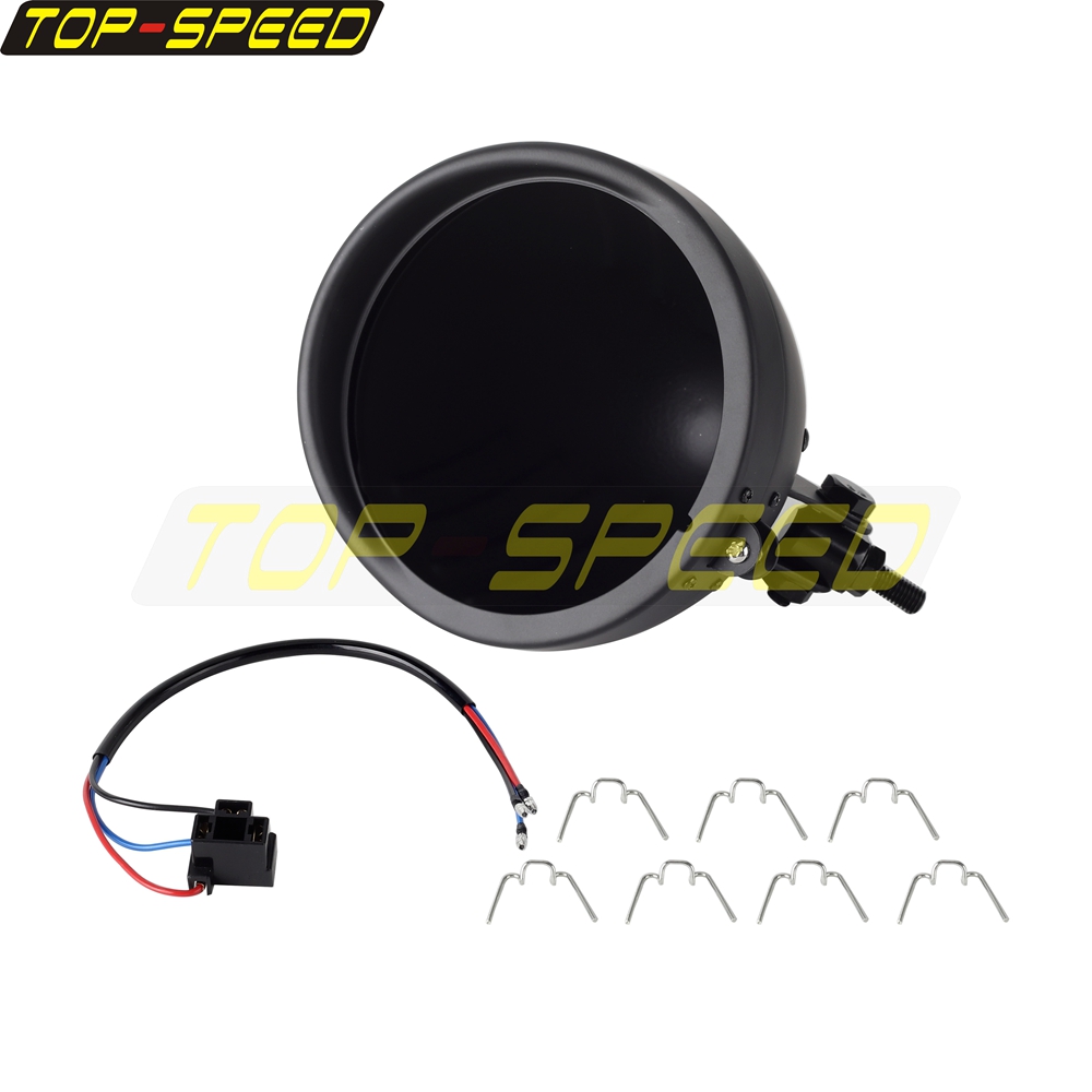 Black/Chrome Motorcycle Headla - Outdoor Power New Roads ulasan dan harga
