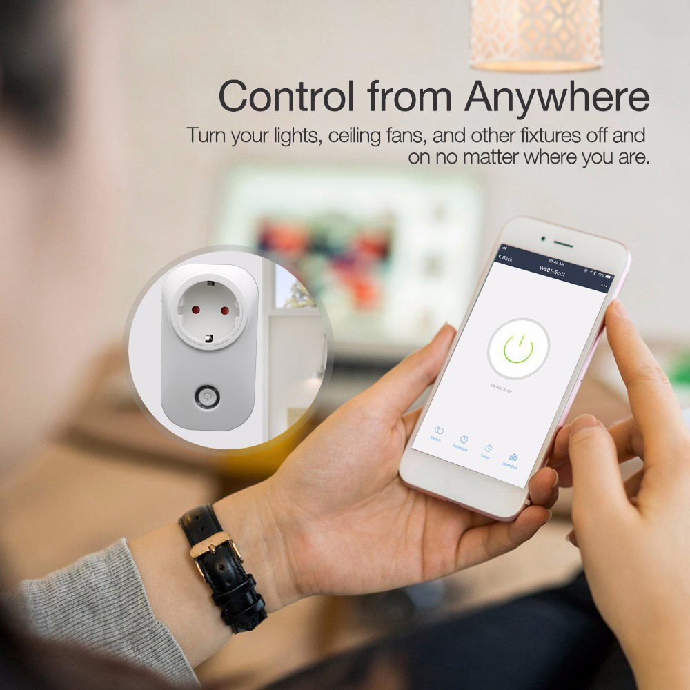 Smart Life WIFI Smart Socket P - Outdoor Power Outlet Wifi ulasan dan harga